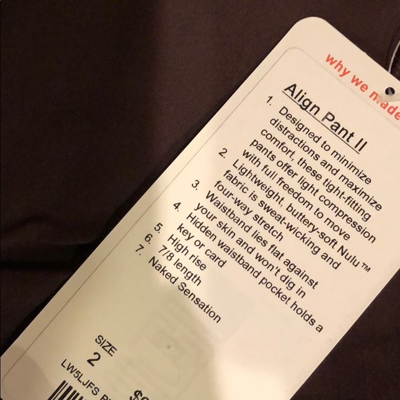 🚫 SOLD🚫 Lululemon Align Pant (2) - Picture 5 of 5